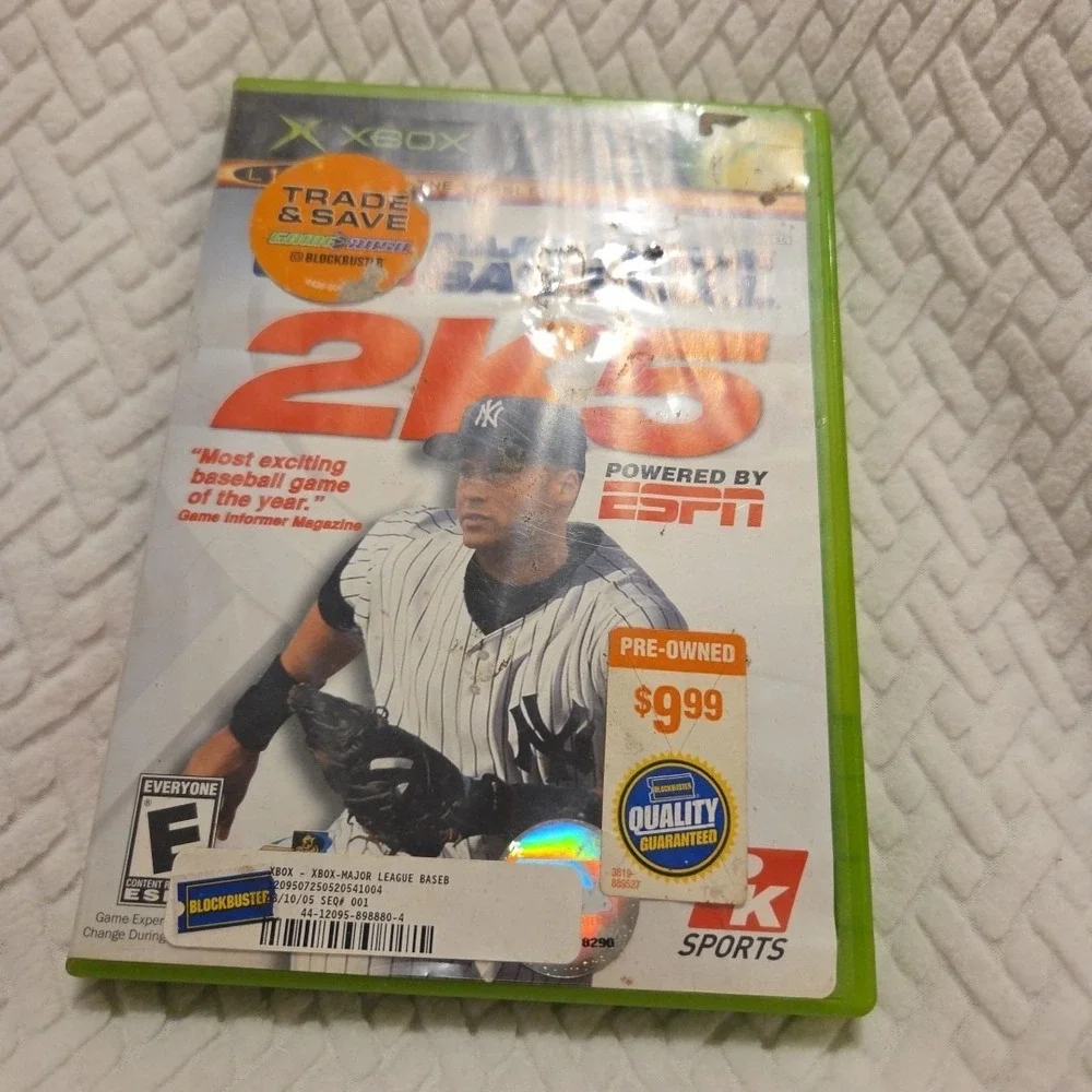Major League Baseball 2K5 Microsoft Xbox 2005 (Complete In Box)‎ Tested Working